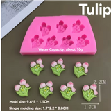 Tulip Flower Silicone Mold