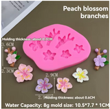 Peach Blossom Branches Flower Silicone Mold
