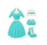 Fashion Dess Hat Handbag Sunbonnet Silicone mold Mothers Day