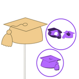 Graduation Cap N Tassel  Cake Pop Mold