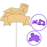 Graduation Cap N Diploma Cake Pop Mold