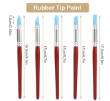 Silicone Shaping and Sculpture Brush Tools, Set of 5 Brushes,