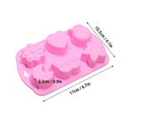 Star Butterfly Moon Beetle Heart Flower Silicone Mold