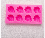 8-Cavity Strawberry Silicone Mold 1 Pieces