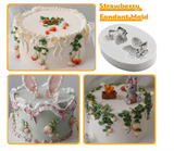 2-Cavity STRAWBERRY BUNCH MOLD