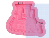 Bulldozer Fondant Molds Construction Site Silicone Mold