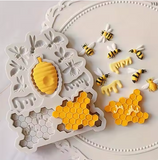 Bee Theme Silicone Mold
