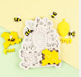 Bee Theme Silicone Mold