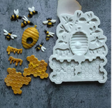 Bee Theme Silicone Mold