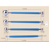 4-Pack Cake or  Clay Sculpture Modeling Tools Double-Ended Metal Ball Stylus Dotting Set Stainless Steel for Sculpting Modeling