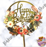 Flower Birthday Cake Topper #9*