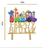 Mini Train Happy Birthday Cake Topper*