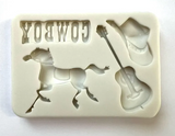 Cowboy Themed Silicone Mold
