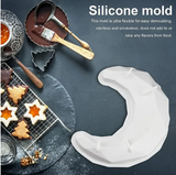3D Moon Shaped Silicone Mold