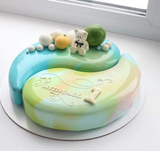 Yin Yang Shaped Silicone Cake Moulds