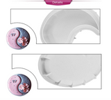 Yin Yang Shaped Silicone Cake Moulds