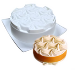3D DIY Single Flower French Mousse Cake Silicone Mold