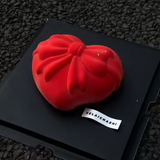 Heart with Bow 6 Cavity Silicone Mold