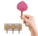 Heart Cakesicle Mold  Silicone