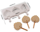 Heart Cakesicle Mold  Silicone