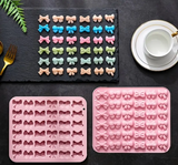 Bowknot Pink Cand Silicone Mold