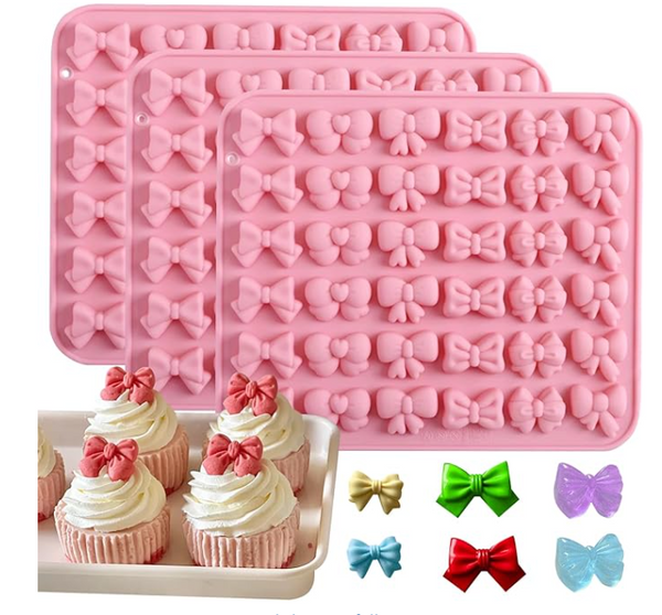 Bowknot Pink Cand Silicone Mold