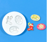 Christmas Trio Silicone  Mold
