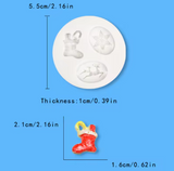 Christmas Trio Silicone  Mold