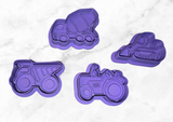 Construction Trucks Cookie Cutters 2 in