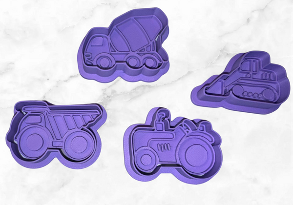 Construction Trucks Cookie Cutters 2 in