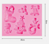 Christmas Silicone Mold Six Cavity