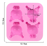 Cute Goth Bunny Silicone Mold