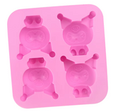 Cute Goth Bunny Silicone Mold