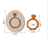 Diamond Ring Silicone Mold Engagement Ring