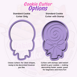 Giraffe Cookie, cutter with stamp option