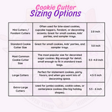 Giraffe Cookie, cutter with stamp option