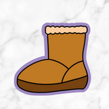 Winter Boot Cookie Cutter with Stamp Option – Designer Style