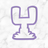 Football Field Goal Cookie Cutter with Stamp Option