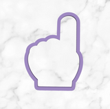 Sports Foam Finger Cookie Cutters With Stamp Option