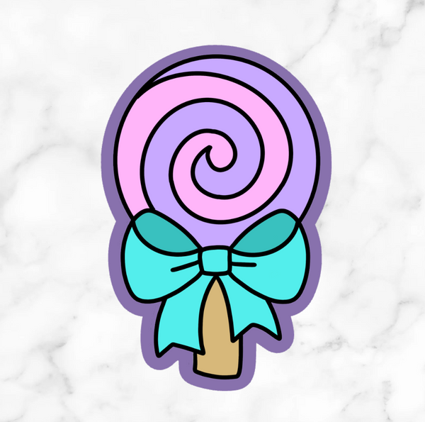 Lolipop Sweet One Themed Happy Birthday Cutters With Stamp Option