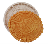 Wood Stump Cake Fondant Silicone Molds,
