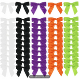 5 Colors of Halloween Twist Bows 3.15