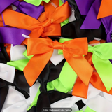 5 Colors of Halloween Twist Bows 3.15