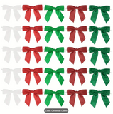 5 Colors of Christmas Twist Bows 3.15