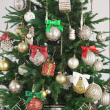 5 Colors of Christmas Twist Bows 3.15