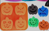 Halloween Pumpkin  Silicone Halloween 4-Cavity