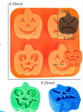 Halloween Pumpkin  Silicone Halloween 4-Cavity