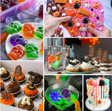 Halloween  Skull Pumpkin Bat Ghost Witch Hat Spider tombstone Shape  Silicone