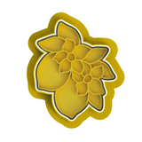 Lemon Cutter and Stamp with Size Options with blossoms, and leaves
