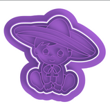 Baby Charro Boy Cookie Cutter and Stamp with Size Options, Mexican Charro Theme Baby Shower Latino Themed